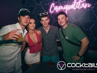 A professional photo of guests enjoying themselves at Cocktails Nightclub from our gallery.