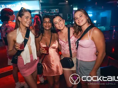 A professional photo of guests enjoying themselves at Cocktails Nightclub from our gallery.