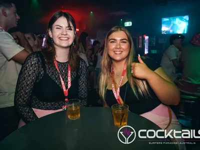 A professional photo of guests enjoying themselves at Cocktails Nightclub from our gallery.