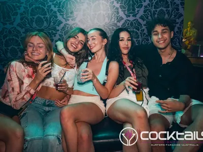 A professional photo of guests enjoying themselves at Cocktails Nightclub from our gallery.