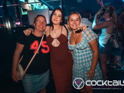 A professional photo of guests enjoying themselves at Cocktails Nightclub from our gallery.