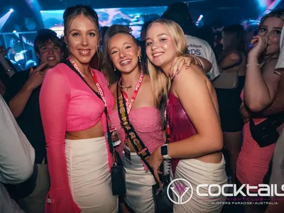 A professional photo of guests enjoying themselves at Cocktails Nightclub from our gallery.