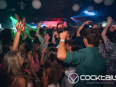 A professional photo of guests enjoying themselves at Cocktails Nightclub from our gallery.