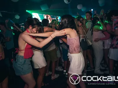 A professional photo of guests enjoying themselves at Cocktails Nightclub from our gallery.