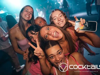 A professional photo of guests enjoying themselves at Cocktails Nightclub from our gallery.