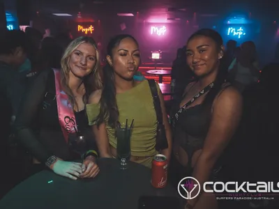 A professional photo of guests enjoying themselves at Cocktails Nightclub from our gallery.