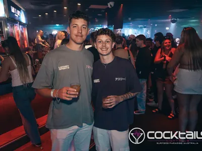 A professional photo of guests enjoying themselves at Cocktails Nightclub from our gallery.