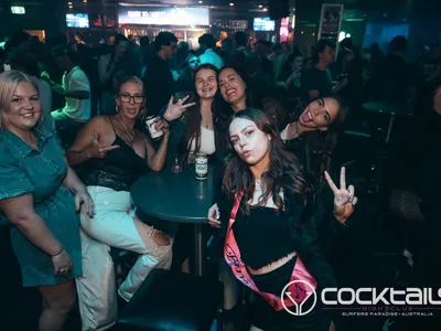 A professional photo of guests enjoying themselves at Cocktails Nightclub from our gallery.