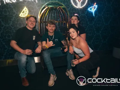 A professional photo of guests enjoying themselves at Cocktails Nightclub from our gallery.