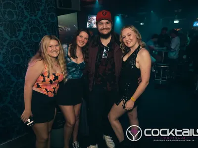 A professional photo of guests enjoying themselves at Cocktails Nightclub from our gallery.