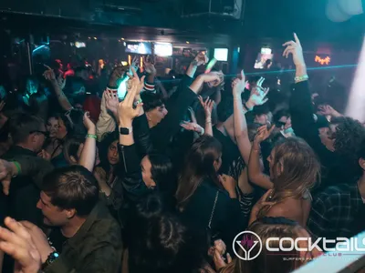 A professional photo of guests enjoying themselves at Cocktails Nightclub from our gallery.