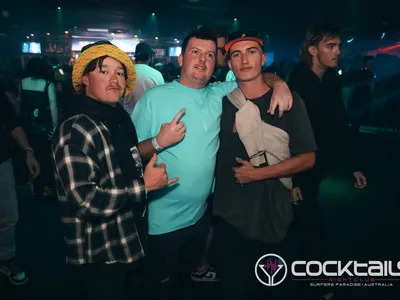 A professional photo of guests enjoying themselves at Cocktails Nightclub from our gallery.