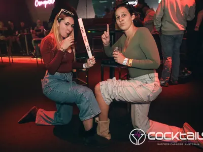 A professional photo of guests enjoying themselves at Cocktails Nightclub from our gallery.