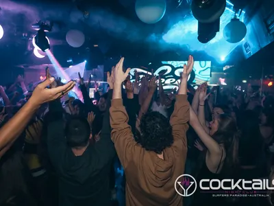 A professional photo of guests enjoying themselves at Cocktails Nightclub from our gallery.