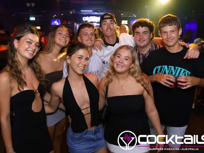 A professional photo of guests enjoying themselves at Cocktails Nightclub from our gallery.