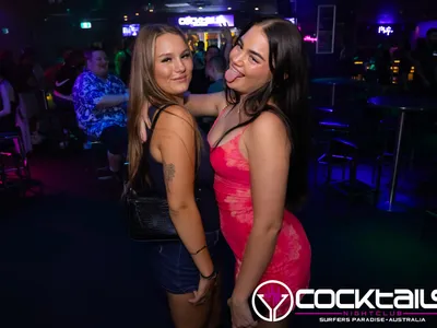 A professional photo of guests enjoying themselves at Cocktails Nightclub from our gallery.