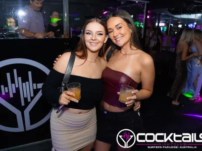 A professional photo of guests enjoying themselves at Cocktails Nightclub from our gallery.