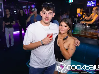 A professional photo of guests enjoying themselves at Cocktails Nightclub from our gallery.