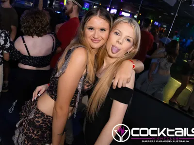 A professional photo of guests enjoying themselves at Cocktails Nightclub from our gallery.