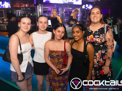 A professional photo of guests enjoying themselves at Cocktails Nightclub from our gallery.