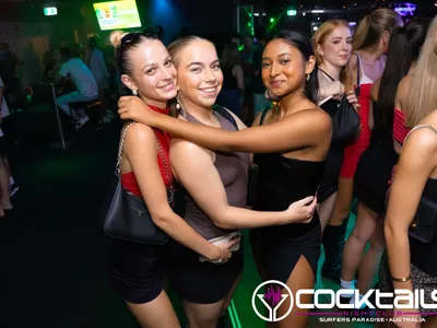 A professional photo of guests enjoying themselves at Cocktails Nightclub from our gallery.