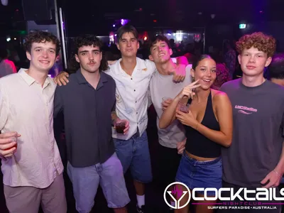 A professional photo of guests enjoying themselves at Cocktails Nightclub from our gallery.