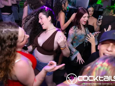 A professional photo of guests enjoying themselves at Cocktails Nightclub from our gallery.