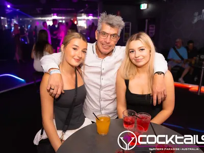 A professional photo of guests enjoying themselves at Cocktails Nightclub from our gallery.