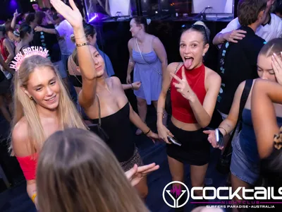 A professional photo of guests enjoying themselves at Cocktails Nightclub from our gallery.