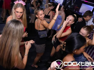 A professional photo of guests enjoying themselves at Cocktails Nightclub from our gallery.