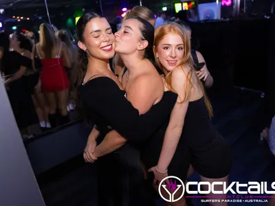 A professional photo of guests enjoying themselves at Cocktails Nightclub from our gallery.