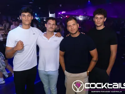 A professional photo of guests enjoying themselves at Cocktails Nightclub from our gallery.