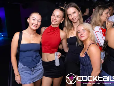 A professional photo of guests enjoying themselves at Cocktails Nightclub from our gallery.