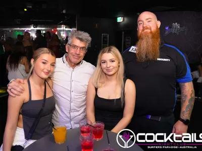 A professional photo of guests enjoying themselves at Cocktails Nightclub from our gallery.