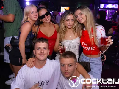 A professional photo of guests enjoying themselves at Cocktails Nightclub from our gallery.