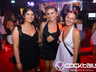 A professional photo of guests enjoying themselves at Cocktails Nightclub from our gallery.