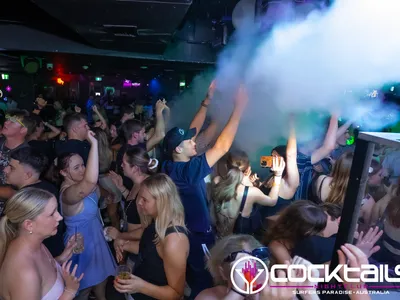 A professional photo of guests enjoying themselves at Cocktails Nightclub from our gallery.