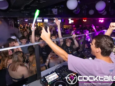 A professional photo of guests enjoying themselves at Cocktails Nightclub from our gallery.