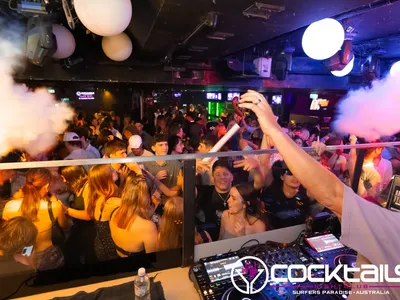 A professional photo of guests enjoying themselves at Cocktails Nightclub from our gallery.