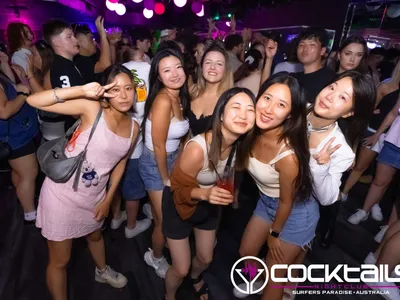 A professional photo of guests enjoying themselves at Cocktails Nightclub from our gallery.