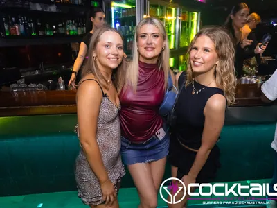 A professional photo of guests enjoying themselves at Cocktails Nightclub from our gallery.