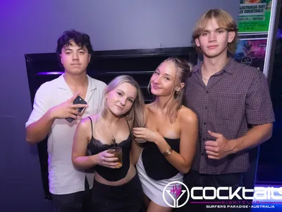 A professional photo of guests enjoying themselves at Cocktails Nightclub from our gallery.