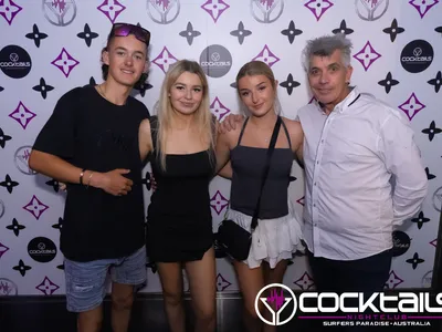 A professional photo of guests enjoying themselves at Cocktails Nightclub from our gallery.