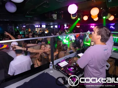 A professional photo of guests enjoying themselves at Cocktails Nightclub from our gallery.