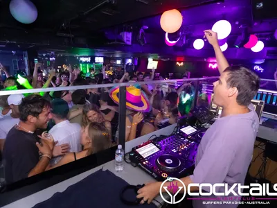 A professional photo of guests enjoying themselves at Cocktails Nightclub from our gallery.