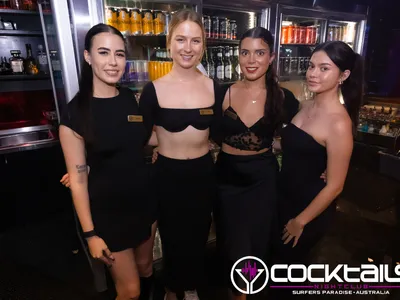 A professional photo of guests enjoying themselves at Cocktails Nightclub from our gallery.