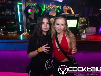 A professional photo of guests enjoying themselves at Cocktails Nightclub from our gallery.