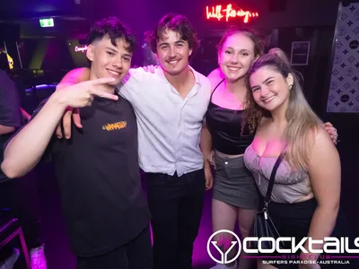 A professional photo of guests enjoying themselves at Cocktails Nightclub from our gallery.