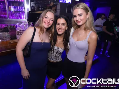 A professional photo of guests enjoying themselves at Cocktails Nightclub from our gallery.