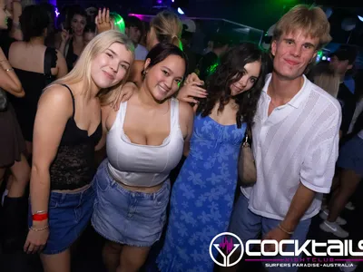 A professional photo of guests enjoying themselves at Cocktails Nightclub from our gallery.